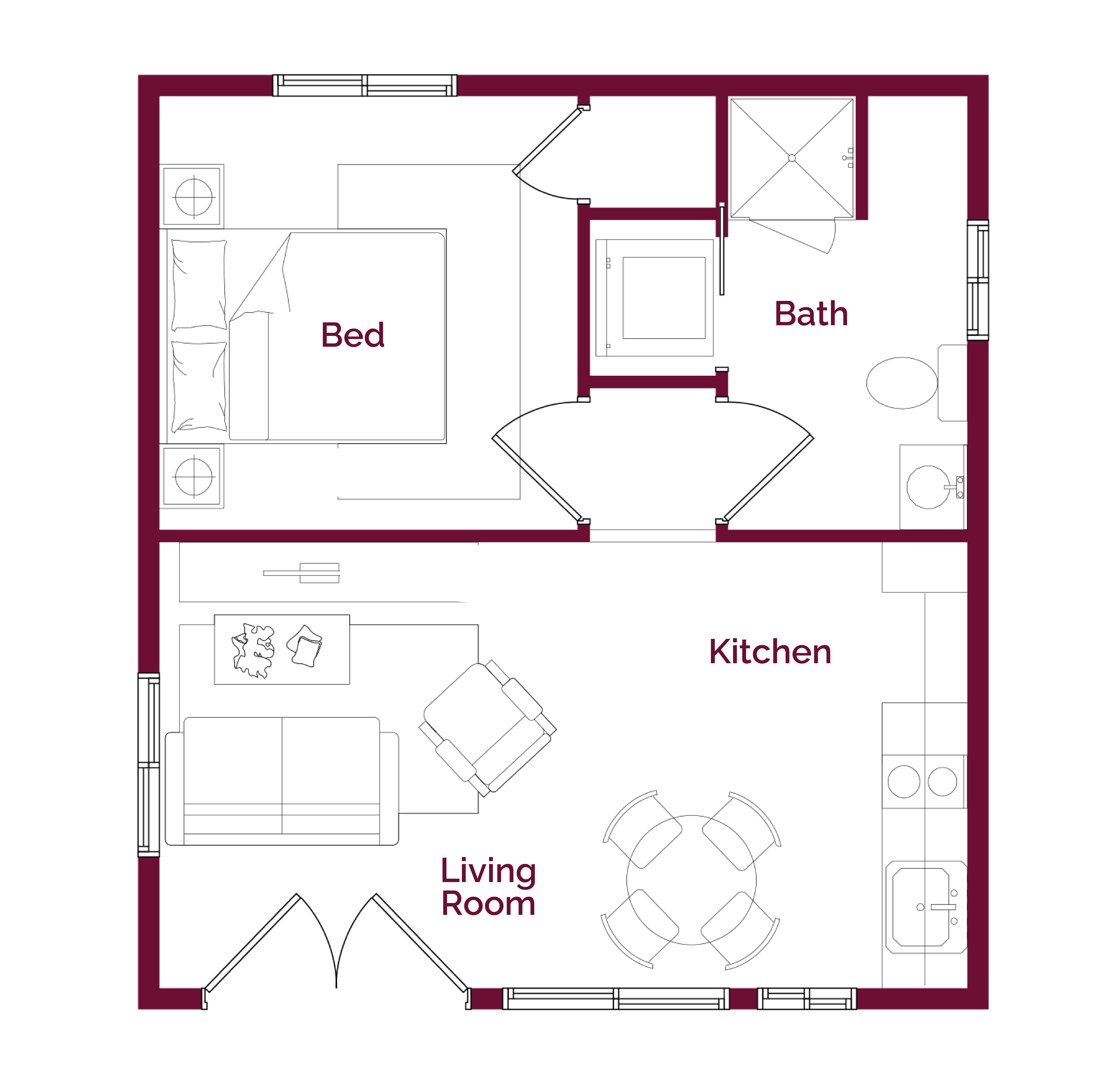 Pocket 440 floorplan