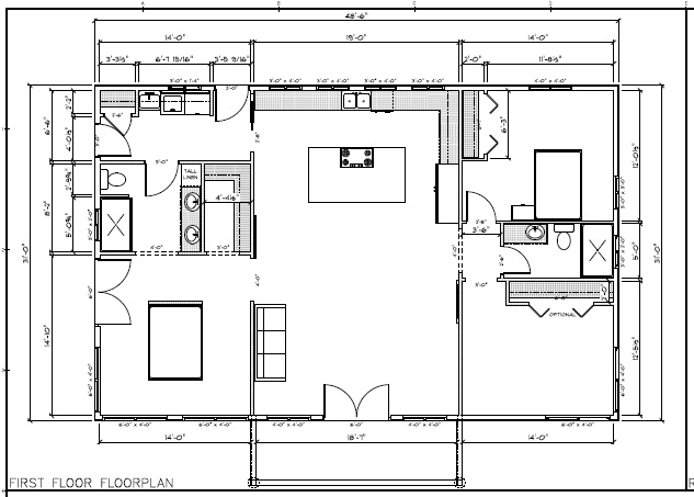 Pocket 1500 Barndo floorplan